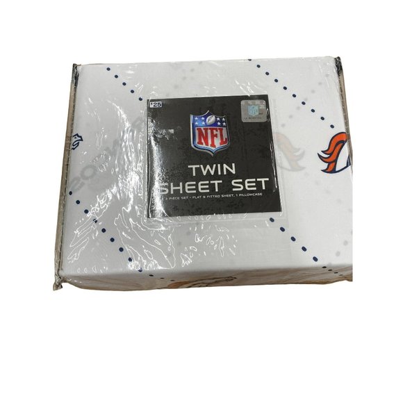 NEW Denver Broncos NFL twin size sheet set - Picture 1 of 4